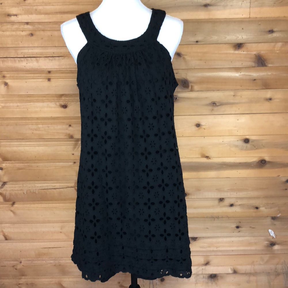 Jodi Kristopher sleeveless black dress